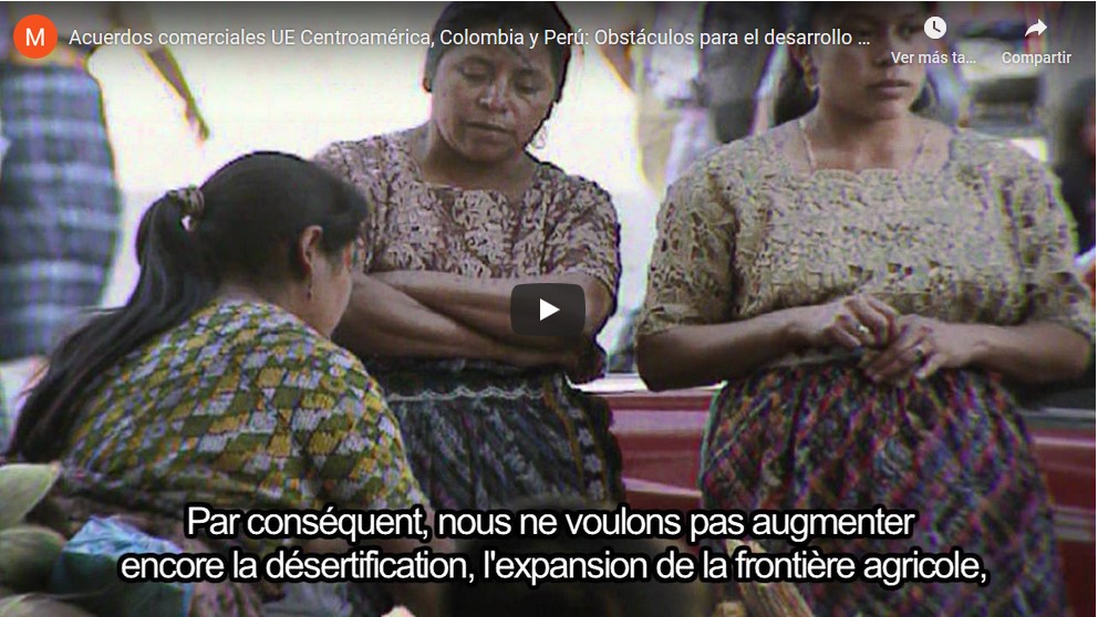 Video – Acuerdos comerciales UE Centroamérica, Colombia y Perú